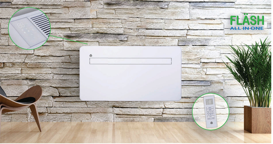 KLIMAANLAGE OHNE EXTERNE EINHEIT INVERTER 12000 BTU WÄRMEPUMPE INTEGRIERT Wi-FI GAS R 290.
